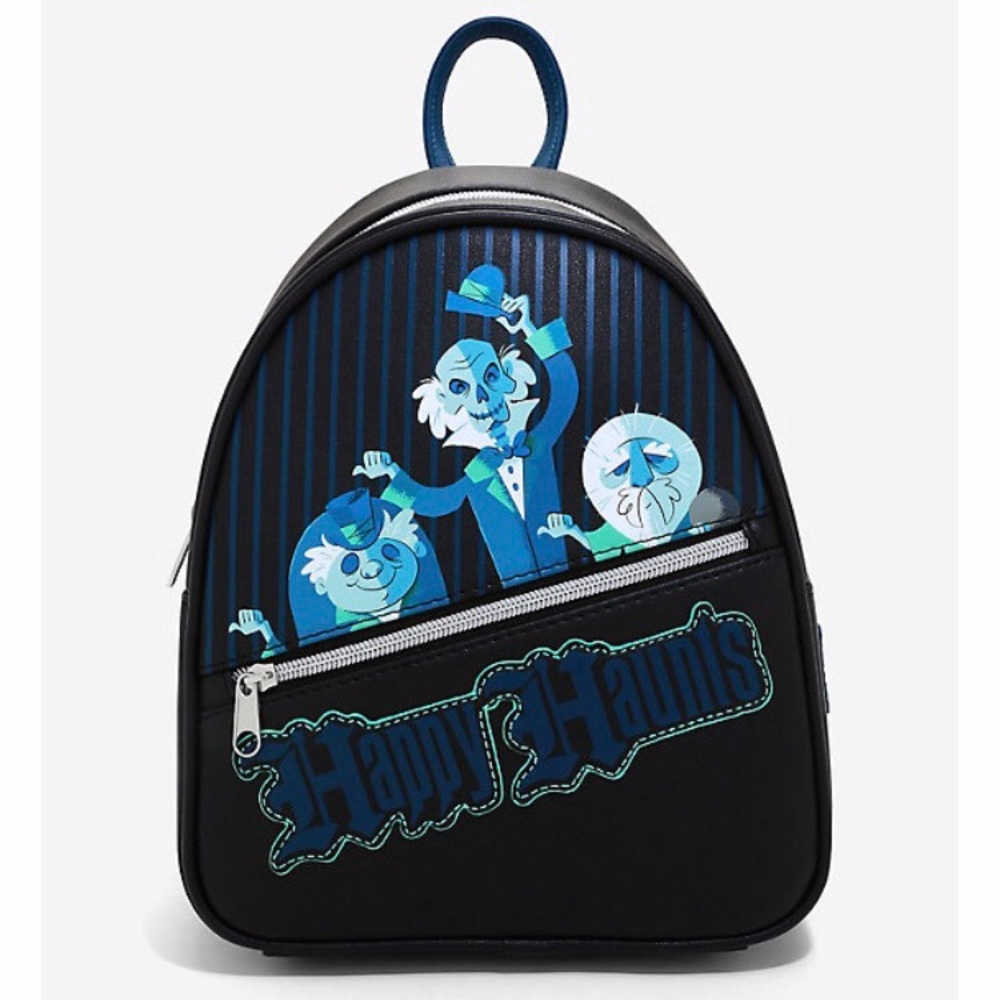 NWT DISNEY HAUNTED MANSION HITCHHIKING GHOSTS LOUNGEFLY MINI BACKPACK